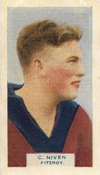 1933 Godfrey Phillips B.D.V. Victorian Footballers (A Series of 50) #49 Colin Niven Front